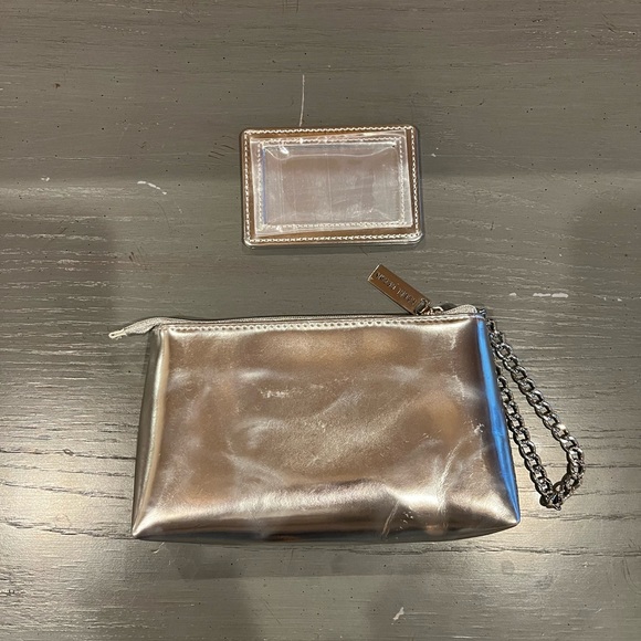 NWOT Bobbi Brown Metallic Eyeglasses Sunglasses Case Zip Pouch - Picture 4 of 9